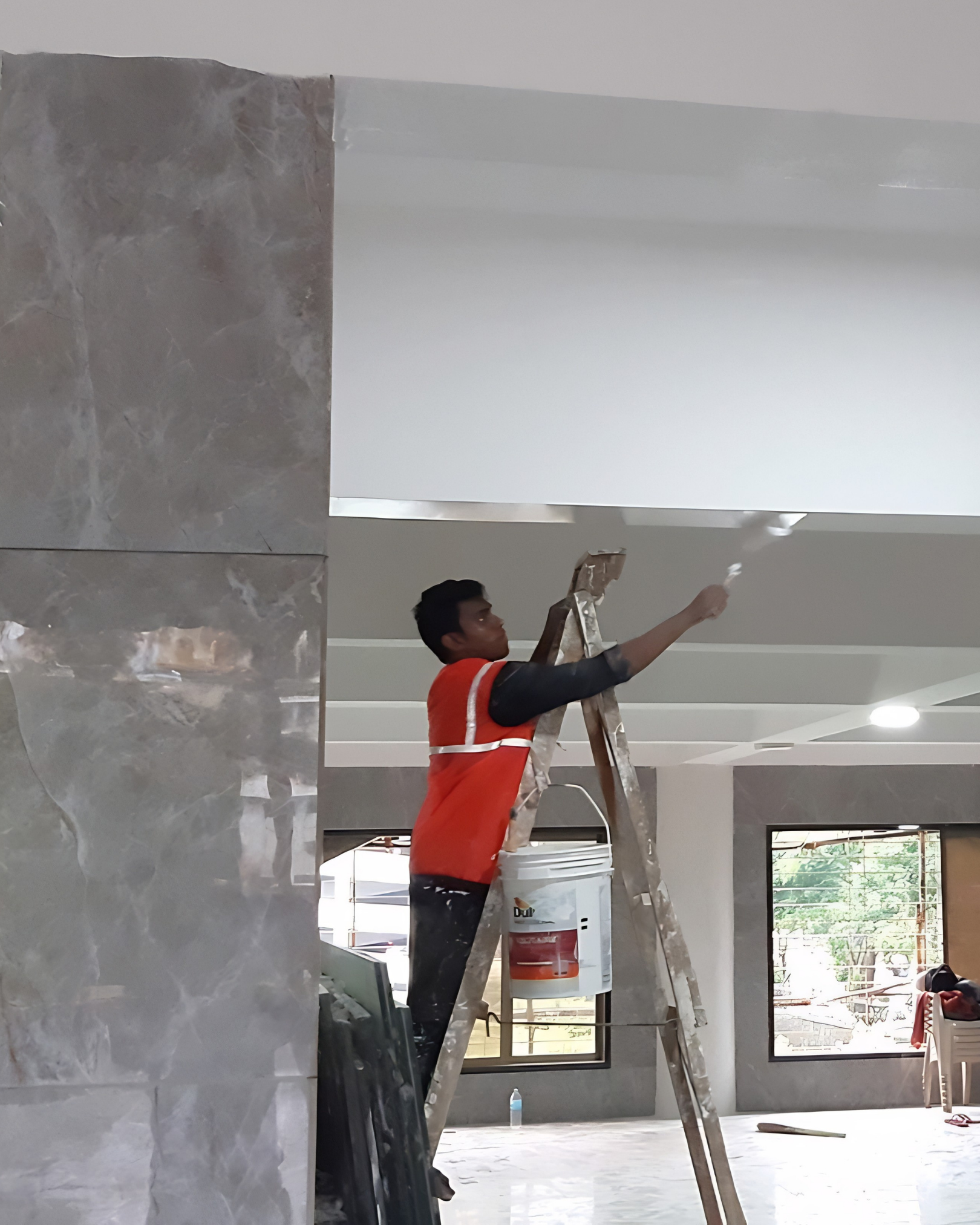 Waterproofing surface preparation and coating work